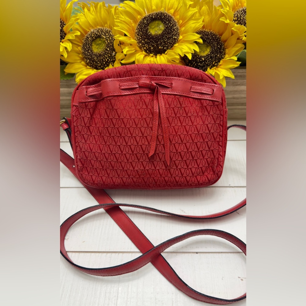 Vintage Valentino Garavani V Logo Crossbody